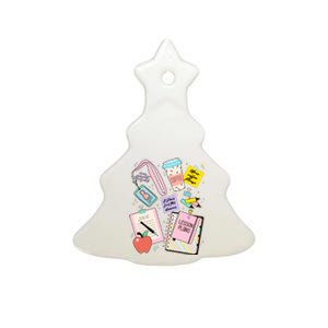 Cute Teacher Stuff School Life Ceramic Tree Ornament