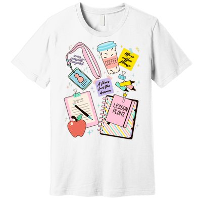 Cute Teacher Stuff School Life Premium T-Shirt