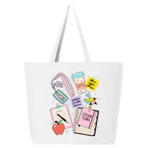 Cute Teacher Stuff School Life 25L Jumbo Tote