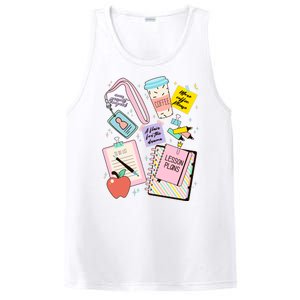 Cute Teacher Stuff School Life PosiCharge Competitor Tank