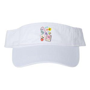 Cute Teacher Stuff School Life Valucap Bio-Washed Visor