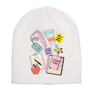 Cute Teacher Stuff School Life Short Acrylic Beanie