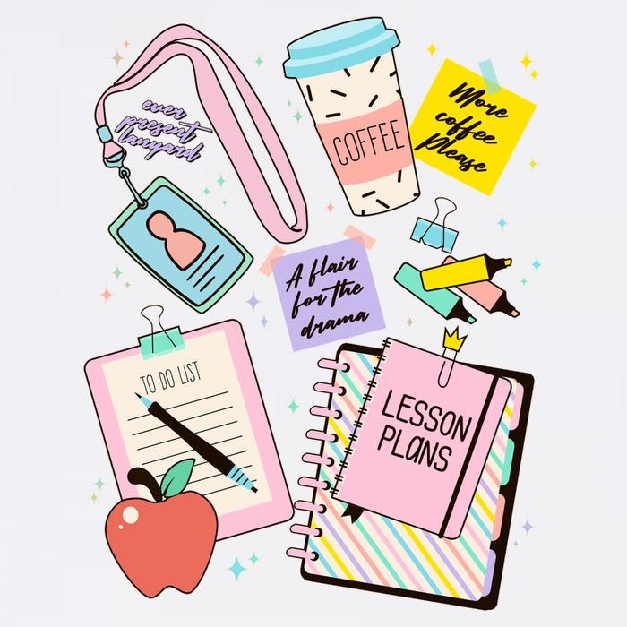 Cute Teacher Stuff School Life Full Zip Hoodie