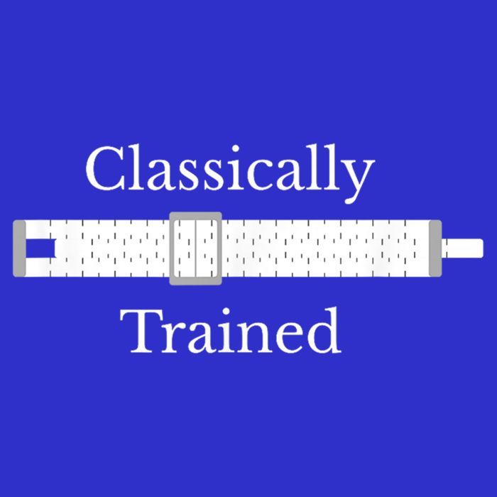 Classically Trained Slide Rule Mechanical Analog Calculator Meaningful Gift Full-Length Apron With Pockets