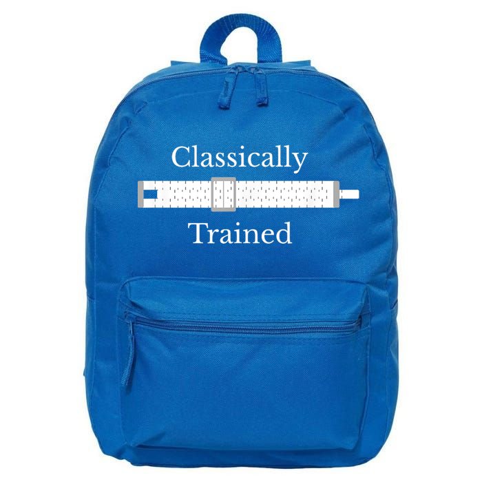 Classically Trained Slide Rule Mechanical Analog Calculator Meaningful Gift 16 in Basic Backpack