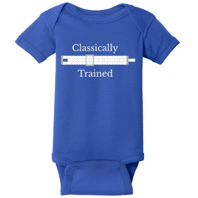 Classically Trained Slide Rule Mechanical Analog Calculator Meaningful Gift Baby Bodysuit
