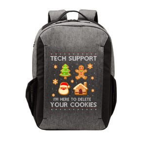 Christmas Tech Support Here To Delete Cookies Ugly Sweater Vector Backpack