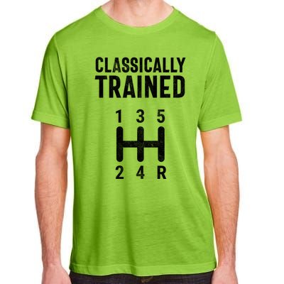 Classically Trained Stick Driver Ual Transmission Car Cute Gift Adult ChromaSoft Performance T-Shirt