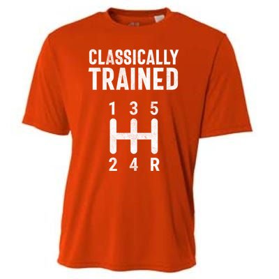 Classically Trained Stick Driver Ual Transmission Car Cute Gift Cooling Performance Crew T-Shirt