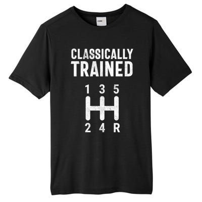 Classically Trained Stick Driver Ual Transmission Car Cute Gift Tall Fusion ChromaSoft Performance T-Shirt