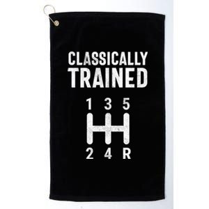 Classically Trained Stick Driver Ual Transmission Car Cute Gift Platinum Collection Golf Towel