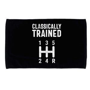 Classically Trained Stick Driver Ual Transmission Car Cute Gift Microfiber Hand Towel