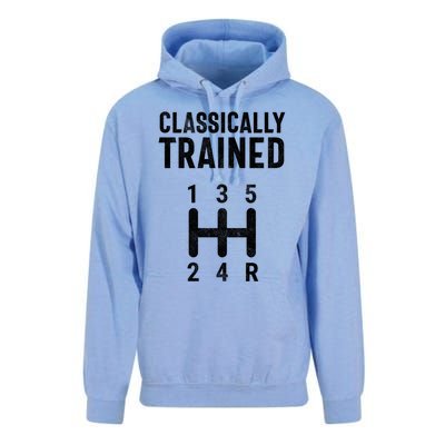 Classically Trained Stick Driver Ual Transmission Car Cute Gift Unisex Surf Hoodie