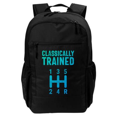 Classically Trained Stick Driver Ual Transmission Car Cute Gift Backpack