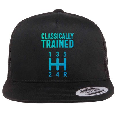 Classically Trained Stick Driver Ual Transmission Car Cute Gift Flatbill Hat
