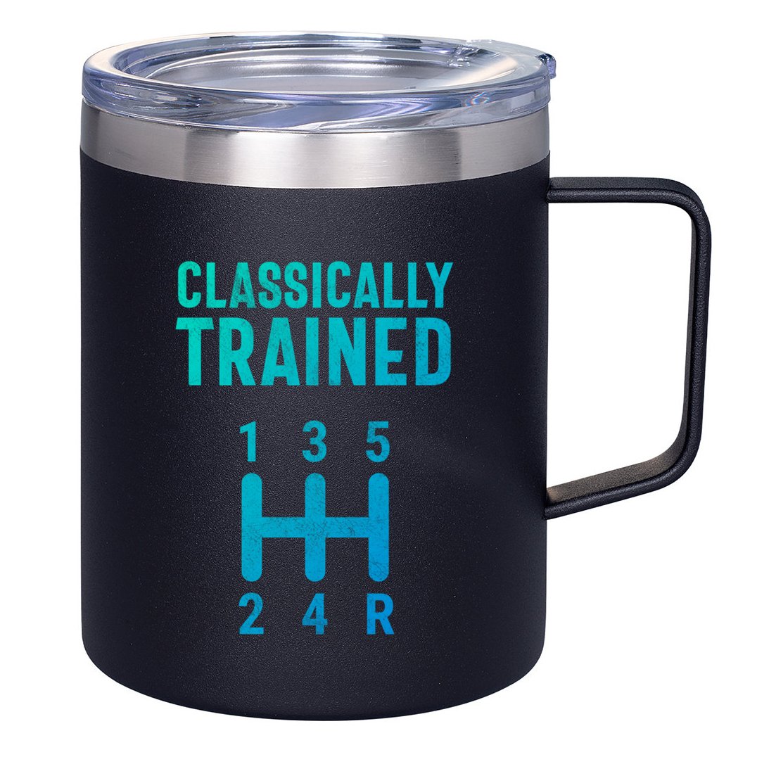 Classically Trained Stick Driver Ual Transmission Car Cute Gift 12oz Stainless Steel Coffee Mug