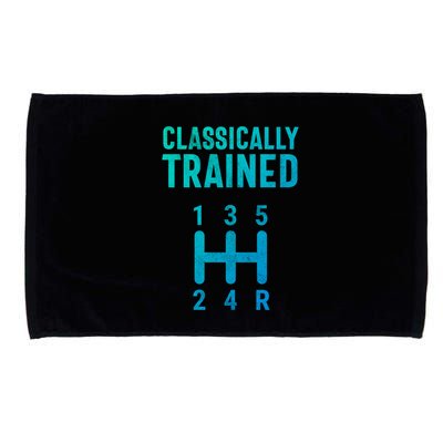Classically Trained Stick Driver Ual Transmission Car Cute Gift Microfiber Hand Towel