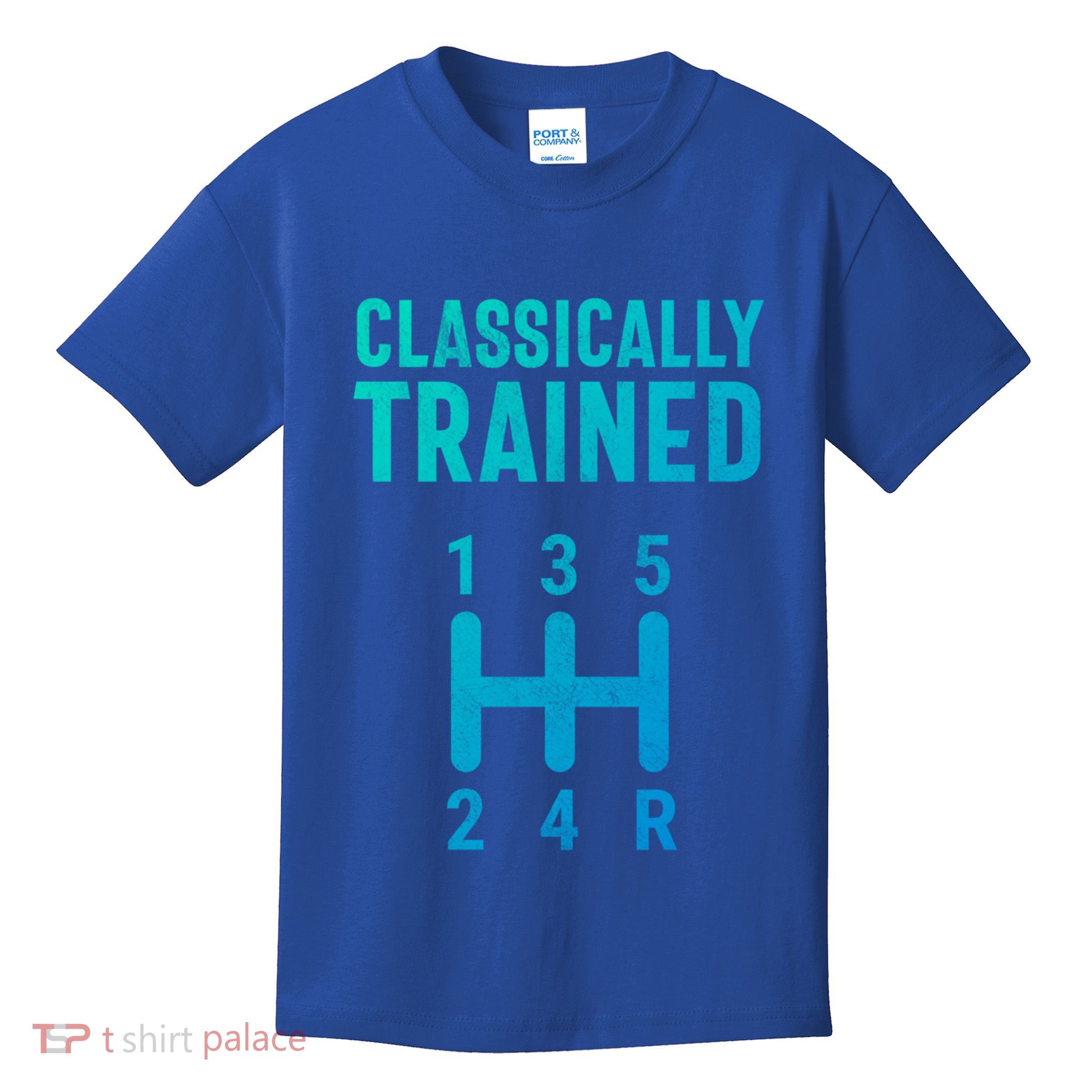Classically Trained Stick Driver Ual Transmission Car Cute Gift Kids T-Shirt