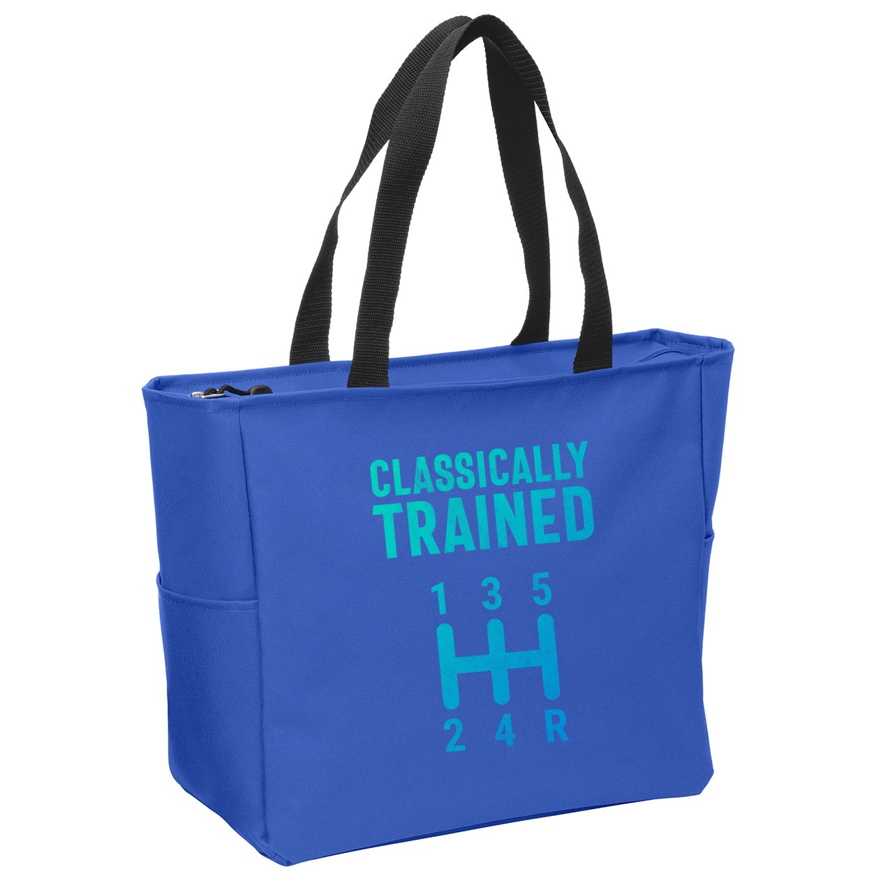 Classically Trained Stick Driver Ual Transmission Car Cute Gift Zip Tote Bag