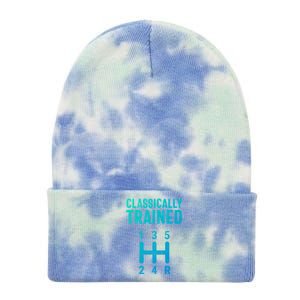 Classically Trained Stick Driver Ual Transmission Car Cute Gift Tie Dye 12in Knit Beanie