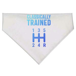 Classically Trained Stick Driver Ual Transmission Car Cute Gift USA-Made Doggie Bandana