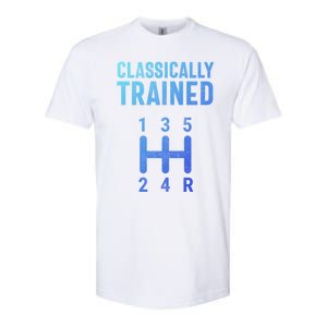 Classically Trained Stick Driver Ual Transmission Car Cute Gift Softstyle CVC T-Shirt