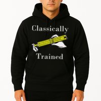 Classically Trained Slide Rule Retro Math Engineer Hoodie