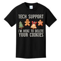 Christmas Tech Support Here To Delete Cookies Xmas Kids T-Shirt