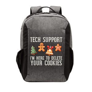 Christmas Tech Support Here To Delete Cookies Xmas Vector Backpack