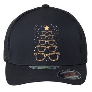 Christmas Tree Sunglasses Eyeglasses For Optometrist Xmas Cool Gift Flexfit Unipanel Trucker Cap