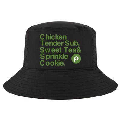 Chicken Tender Sub Sweet Tea Sprinkle Cookie Cool Comfort Performance Bucket Hat
