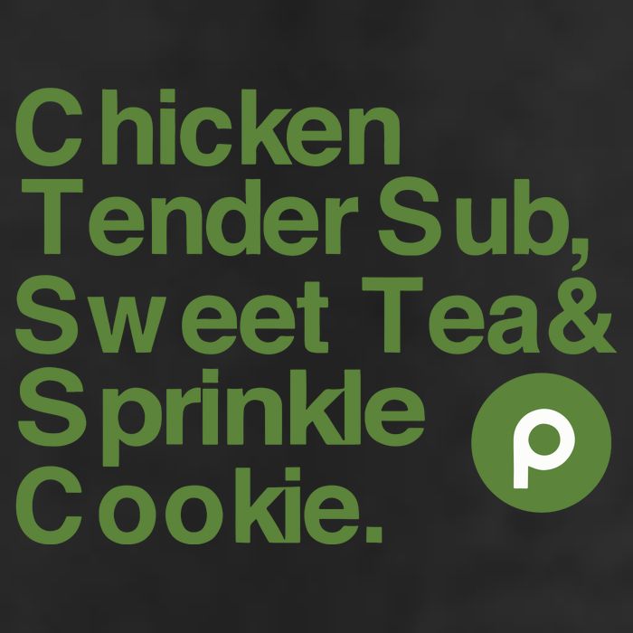 Chicken Tender Sub Sweet Tea Sprinkle Cookie 7 Panel Mesh Trucker Snapback Hat
