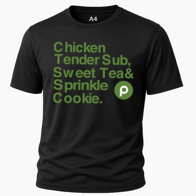 Chicken Tender Sub Sweet Tea Sprinkle Cookie Performance Shirt