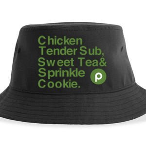 Chicken Tender Sub Sweet Tea Sprinkle Cookie Sustainable Bucket Hat