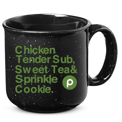 Chicken Tender Sub Sweet Tea Sprinkle Cookie 15oz Campfire Ceramic Mug