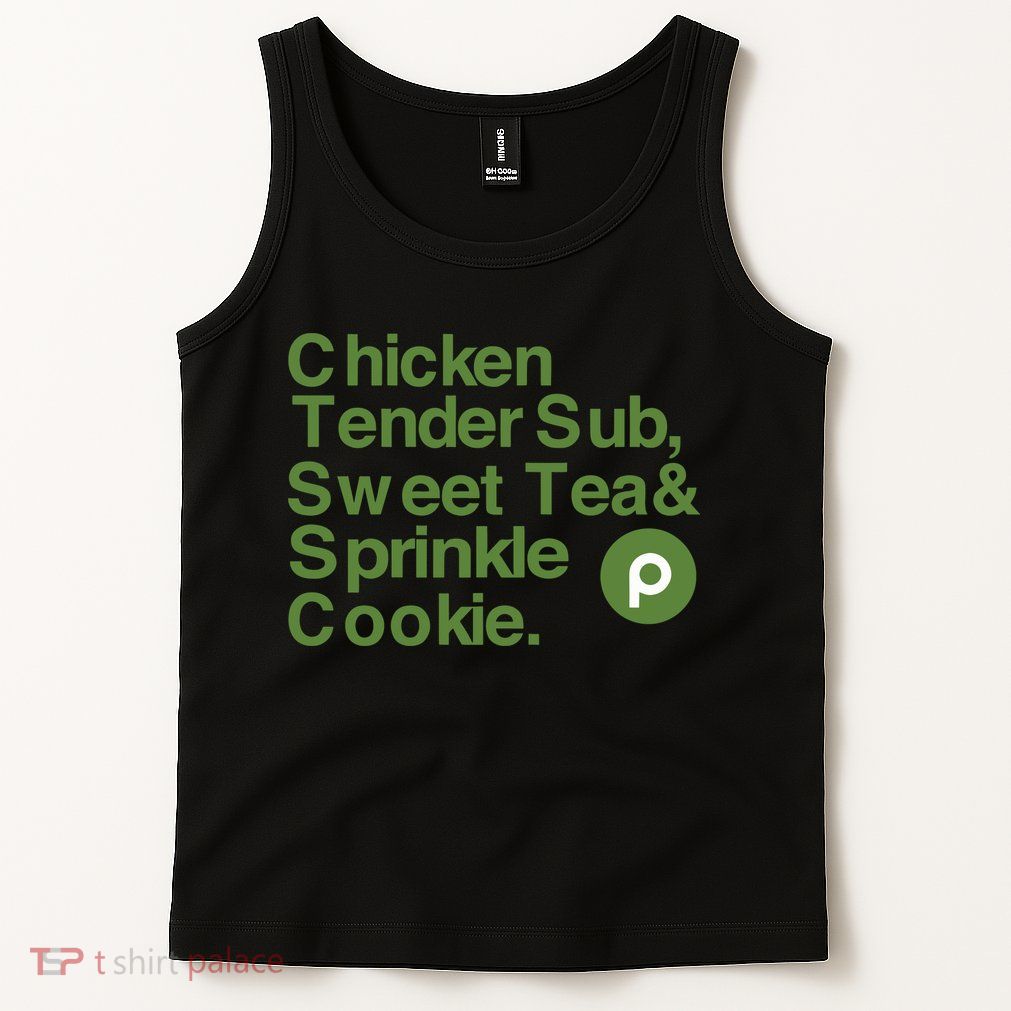 Chicken Tender Sub Sweet Tea Sprinkle Cookie Tank Top