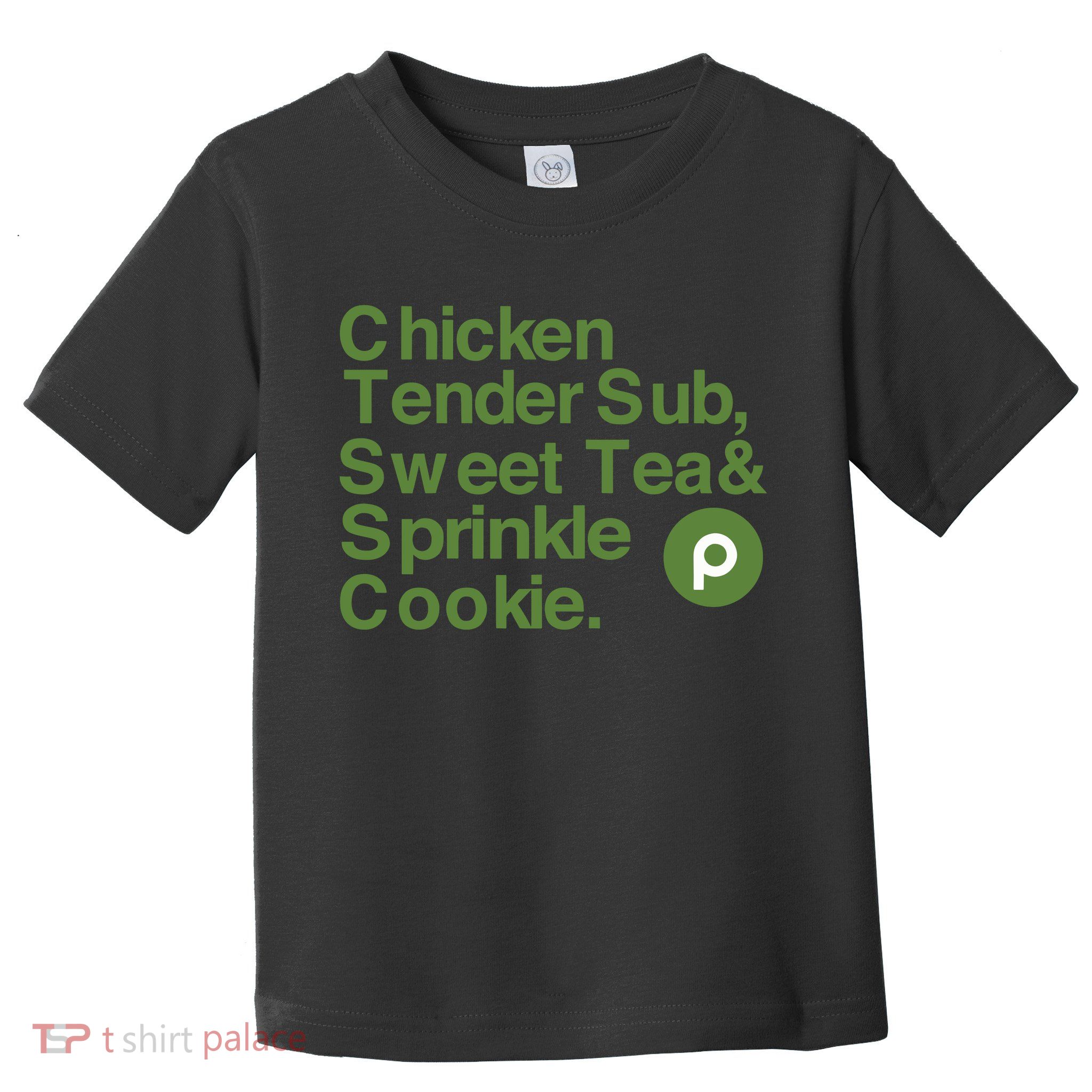 Chicken Tender Sub Sweet Tea Sprinkle Cookie Toddler T-Shirt