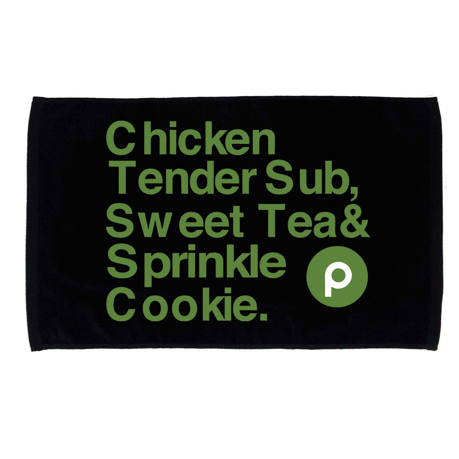 Chicken Tender Sub Sweet Tea Sprinkle Cookie Microfiber Hand Towel