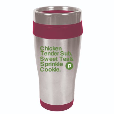 Chicken Tender Sub Sweet Tea Sprinkle Cookie 16oz Travel Tumbler