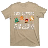 Christmas Tech Support Here To Delete Cookies Xmas T-Shirt