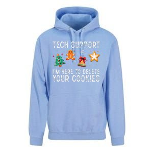 Christmas Tech Support Here To Delete Cookies Xmas Unisex Surf Hoodie