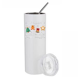 Christmas Tech Support Here To Delete Cookies Xmas Stainless Steel Tumbler