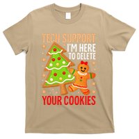 Christmas Tech Support Here To Delete Cookies Xmas T-Shirt