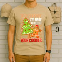 Christmas Tech Support Here To Delete Cookies Xmas T-Shirt