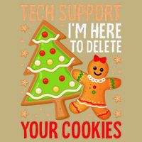 Christmas Tech Support Here To Delete Cookies Xmas Mousepad