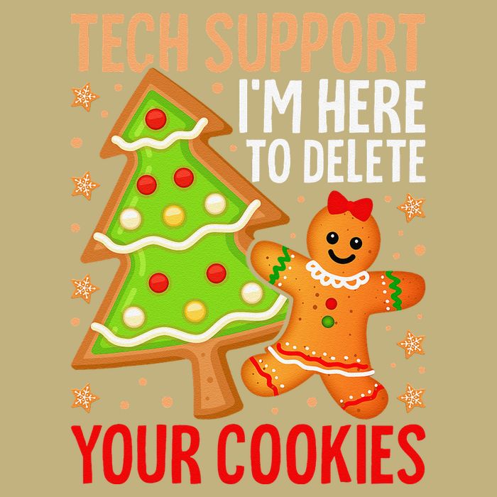 Christmas Tech Support Here To Delete Cookies Xmas Mousepad