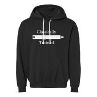 Classically Trained Slide Rule Mechanical Analog Calculator Garment-Dyed Fleece Hoodie