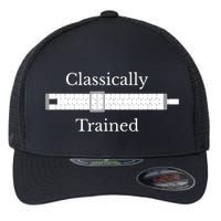 Classically Trained Slide Rule Mechanical Analog Calculator Flexfit Unipanel Trucker Cap
