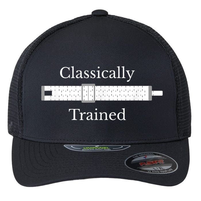 Classically Trained Slide Rule Mechanical Analog Calculator Flexfit Unipanel Trucker Cap