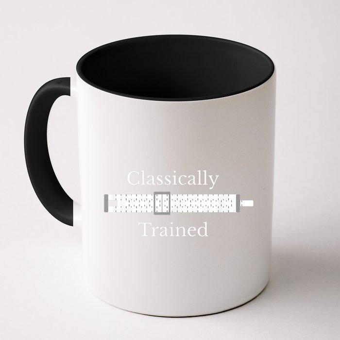 Classically Trained Slide Rule Mechanical Analog Calculator Mug